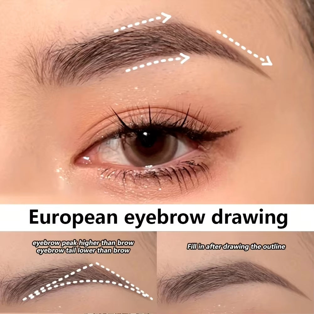 0.008Mm Ultra Fine Eyebrow Pen Long Last Smudge Proof Waterproof Sweat-Proof High Pigmented Easy Applying Liquid Eye Brow Pencil