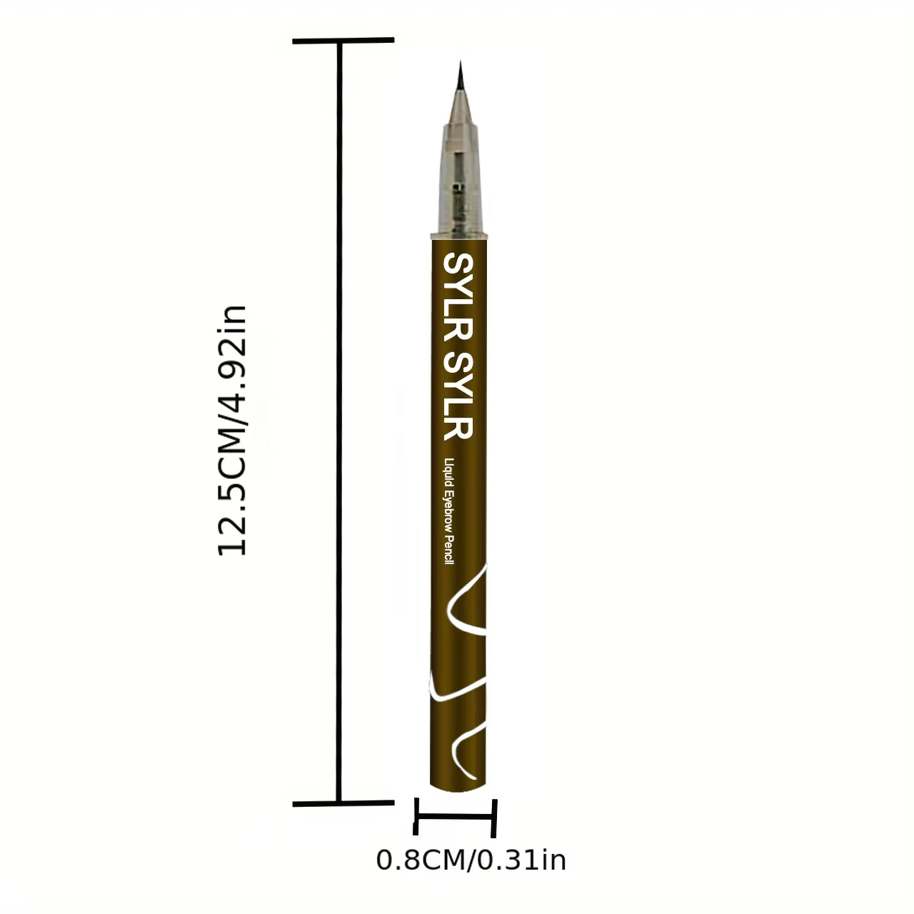 0.008Mm Ultra Fine Eyebrow Pen Long Last Smudge Proof Waterproof Sweat-Proof High Pigmented Easy Applying Liquid Eye Brow Pencil